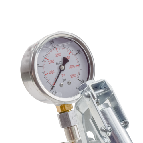 Injektionspistole mit Manometer, 300 mm HD-Schlau