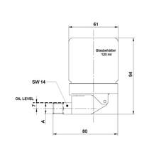 Constant Level Oiler - OilWatch Vasen Durchmesser