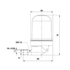 Constant Level Oiler - OilWatch Vasen Durchmesser