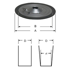 Fettfolgekolben FO20 für Fettgebinde 18/20 Kg mit